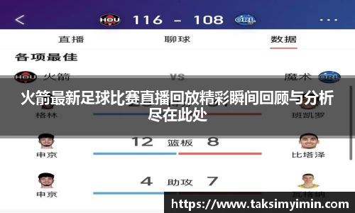 火箭最新足球比赛直播回放精彩瞬间回顾与分析尽在此处