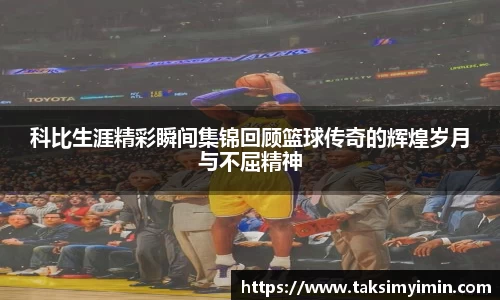 科比生涯精彩瞬间集锦回顾篮球传奇的辉煌岁月与不屈精神